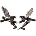 GILLES TOOLING Adjustable Rearset - Black - Aprilla Tuono V4  / RSV4 Factory 1100 VCR-A03-B