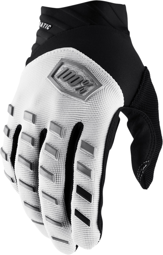 100% Airmatic Gloves - White - Small 10000-00030