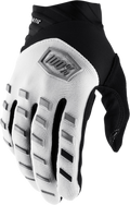 100% Airmatic Gloves - White - Large 10000-00032
