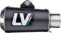 LEOVINCE LV-10 Slip-On Muffler - Carbon Fiber Scrambler   2021-2022 15250C