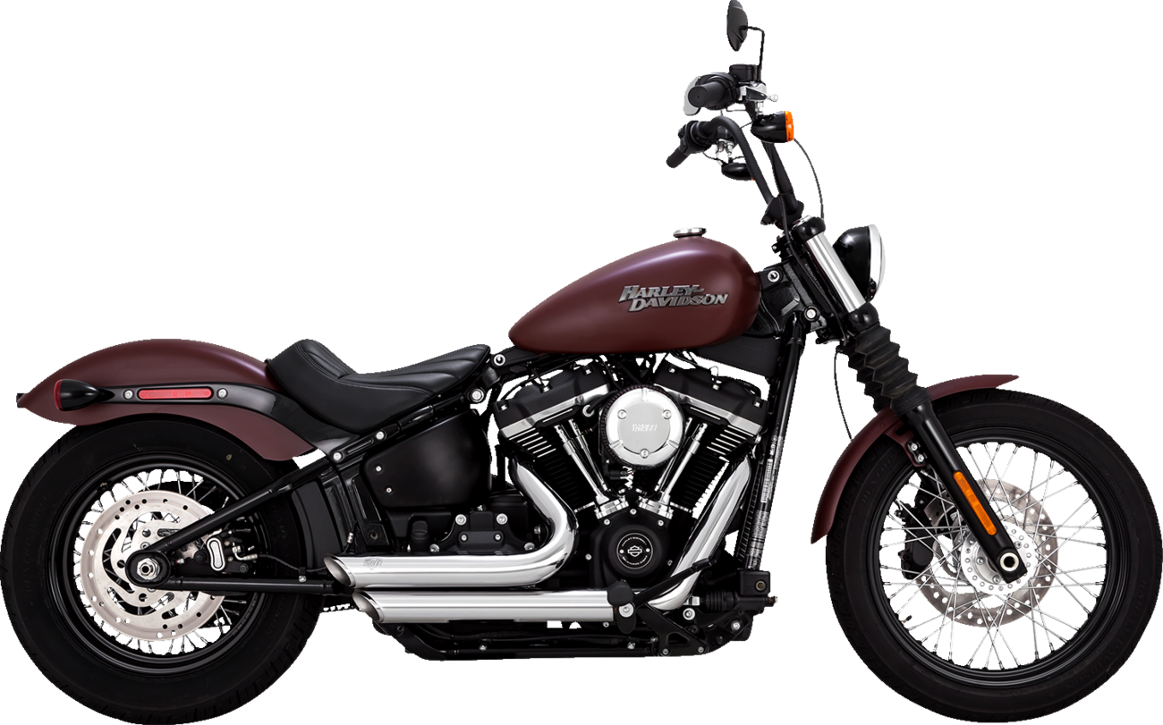 VANCE & HINES Shortshots Staggered Exhaust System - Chrome 17333