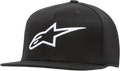 ALPINESTARS Ageless Flat Bill Hat - Black/White - Small/Medium 1035810151020SM