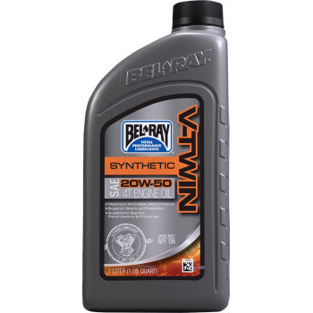 BEL-RAY V-Twin Synthetic Oil - 20W-50 - 1L 303133150160