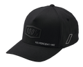 100% Shadow Flexfit® Hat - Black - Small/Medium 20043-00008