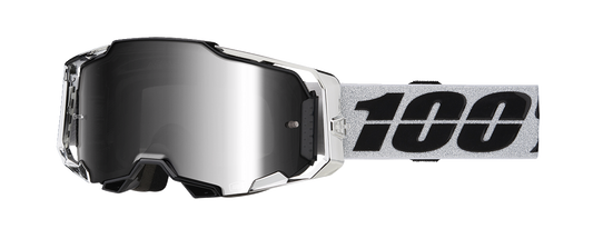 100% Armega Goggles - Atac - Silver Mirror 50005-00016