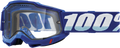 100% Accuri 2 Enduro MTB Goggles - Blue - Clear 50016-00002
