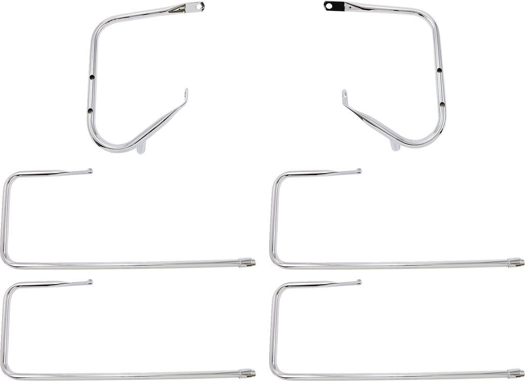 DRAG SPECIALTIES Saddlebag Rail - Chrome - FLT '09 - '13 21038