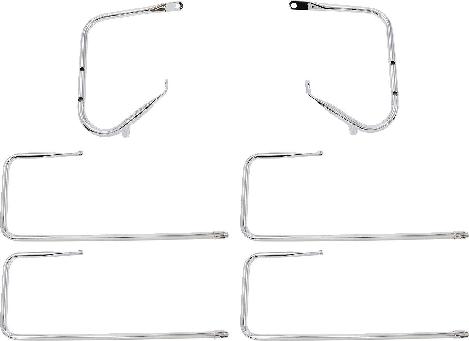 DRAG SPECIALTIES Saddlebag Rail - Chrome - FLT '09 - '13 21038