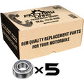FACTORY LINKS Wheel Bearings - Double Seal - 62/28 2RS - 28x58x16 - 5 Pack WBE-E-029