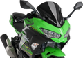 PUIG HI-TECH PARTS Race Windscreen - Black - Kawasaki 9976N