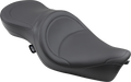 DRAG SPECIALTIES Seat - Low-Profile Wide Touring - Mild Stitched - Black - XL '04-'22 NO RUBBER BUMPERS 0804-0298