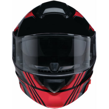Z1R Solaris 2.0 Modular Helmet - Slater - Red - Medium 0100-2453