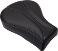 SADDLEMEN Dominator Pillion Pad - Standard Reach - Black w/ Gray Stitching - FL/FX '06-'17 806-12-0162