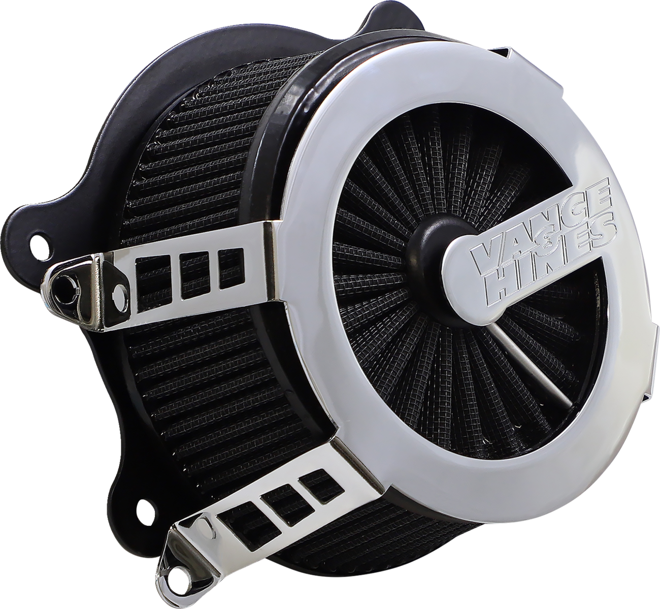 VANCE & HINES Cage Fighter Air Cleaner - Chrome - M8 70356