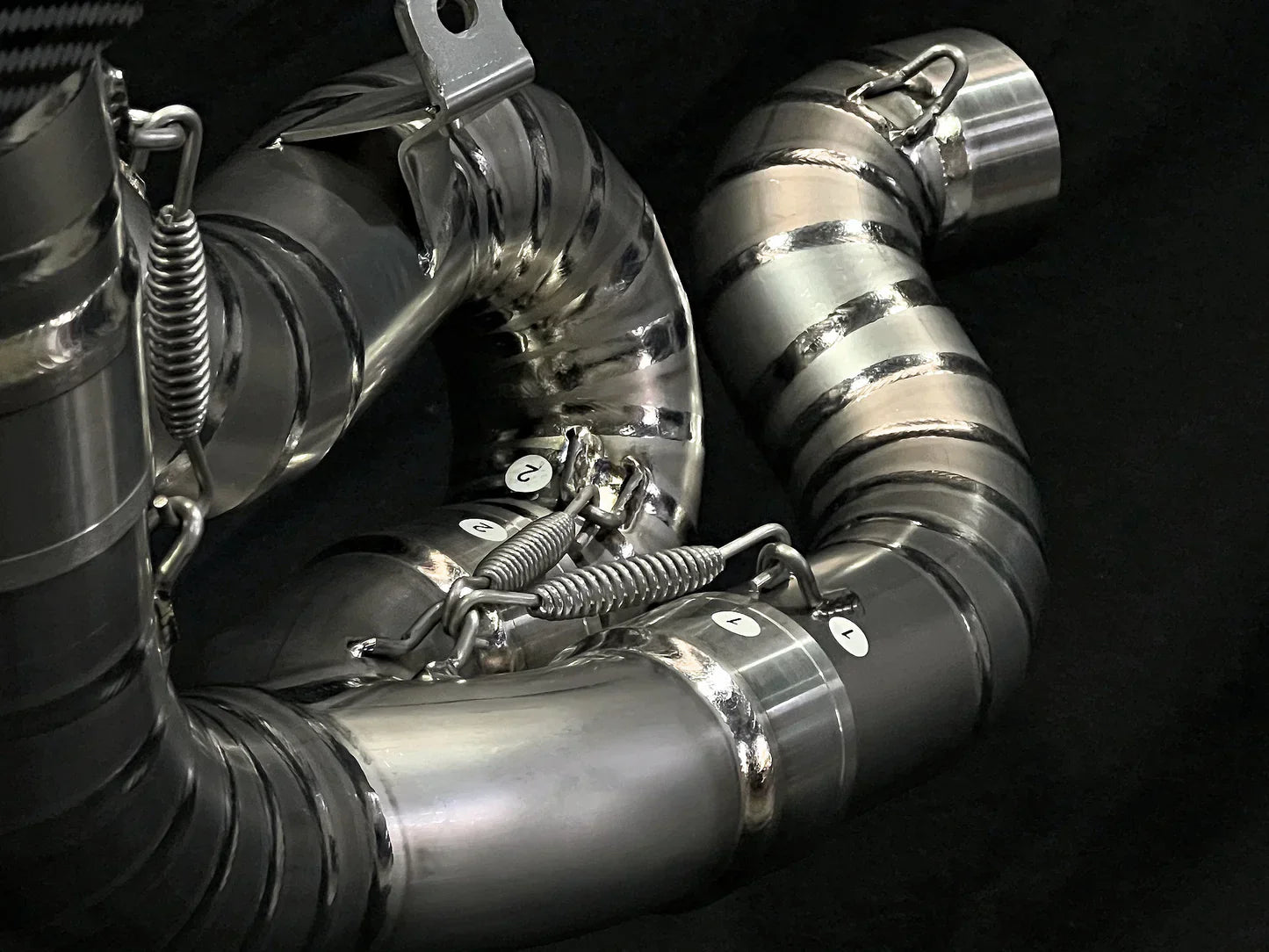 Vandemon Ducati Panigale & Streetfighter V4 Titanium High Mount 3/4 Slip-On 2018-22 DUCV4SFTIMUFHMA VA-120