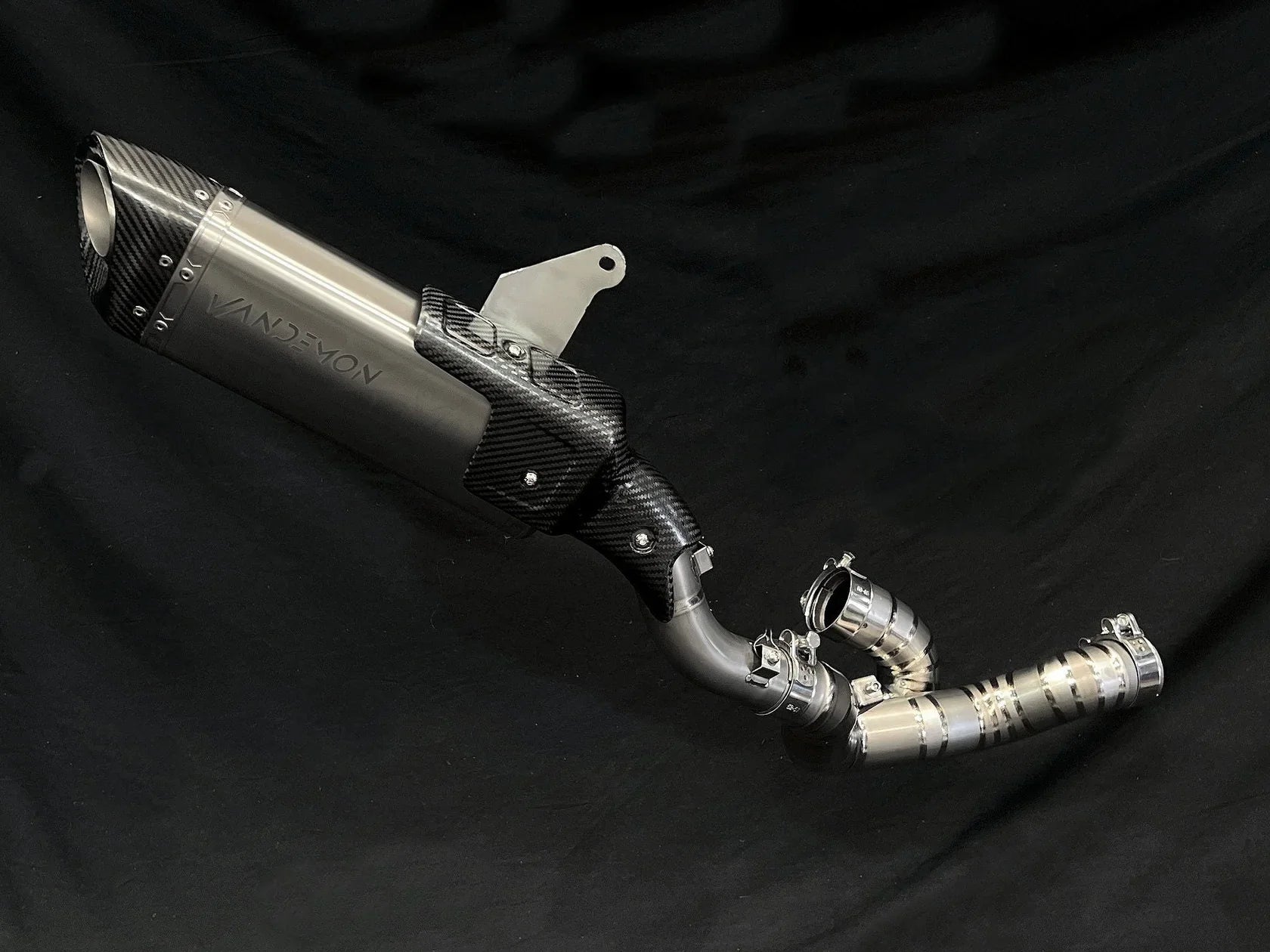 Vandemon  Ducati Multistrada V4 Titanium Slip-On Muffler  DUCV4MTSTIMUFFC VA-33