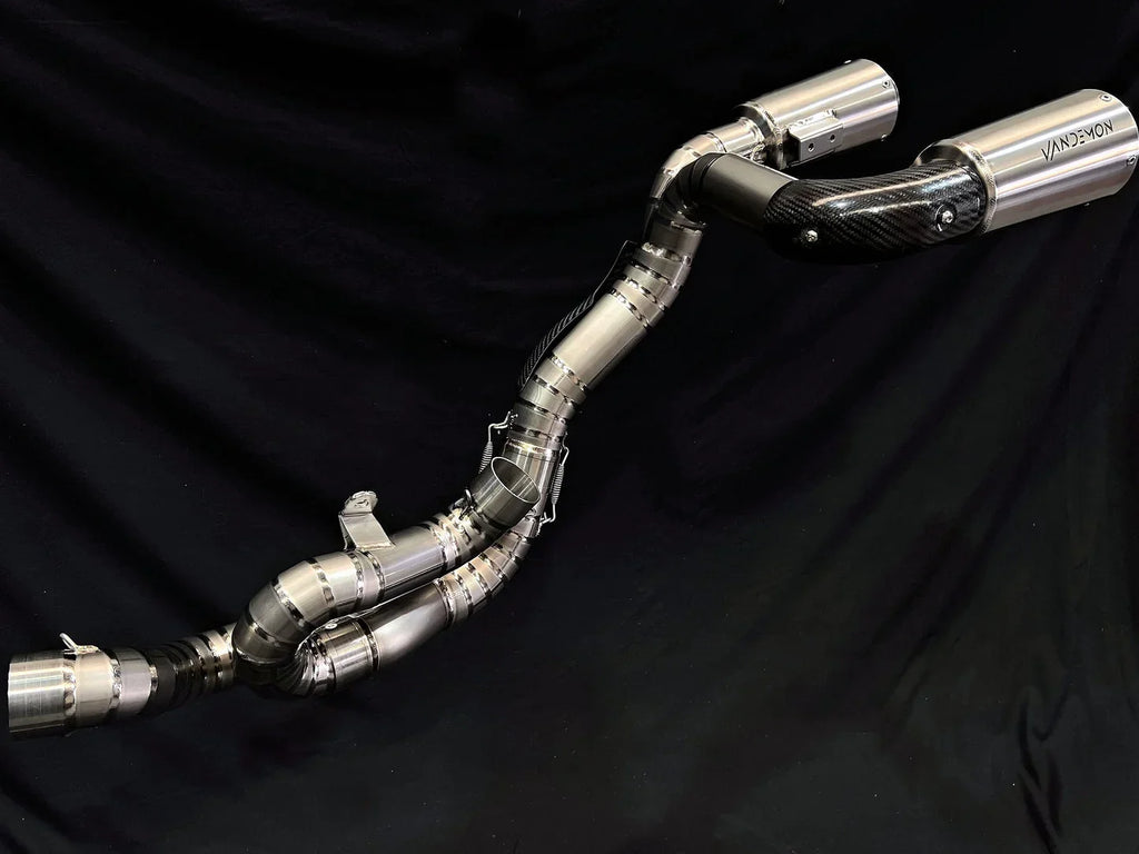 Vandemon  Ducati Panigale & Streetfighter V4 Titanium High Mount 3/4 Slip-On 2023-2024  DUCV4SFTIMUFHMB VA-35