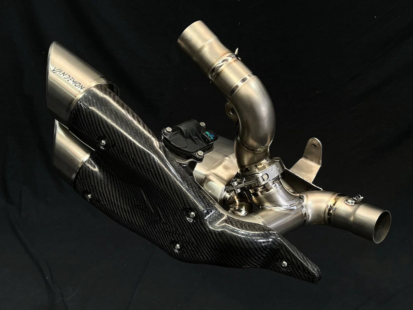 Vandemon  Ducati X Diavel & Diavel S 1260 2016 -2022 Bimodal Stealth Titanium Slip-On  DUCDVLTITANEXHWVA VA-46