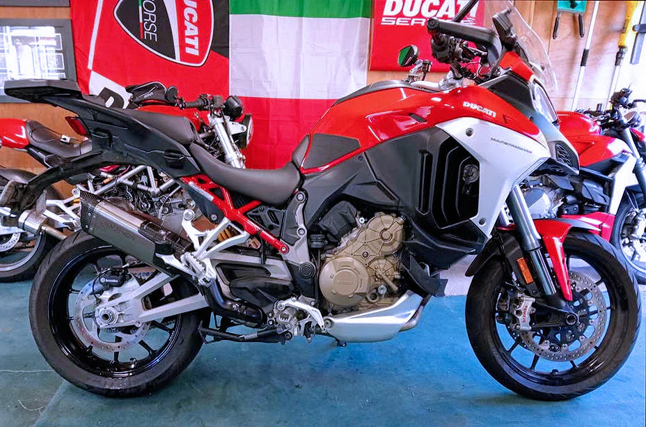Vandemon  Ducati Multistrada V4 Titanium Slip-On Muffler  DUCV4MTSTIMUFFC VA-33