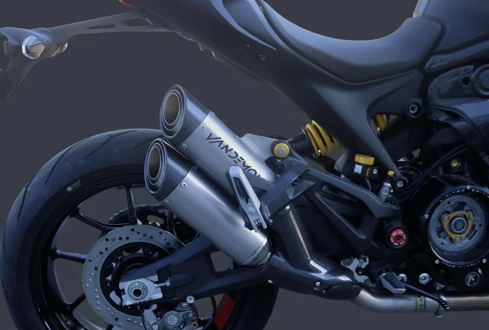 Vandemon Ducati Monster 937 Titanium Exhaust System  DUC937MNSTRTIEXHA VA-112