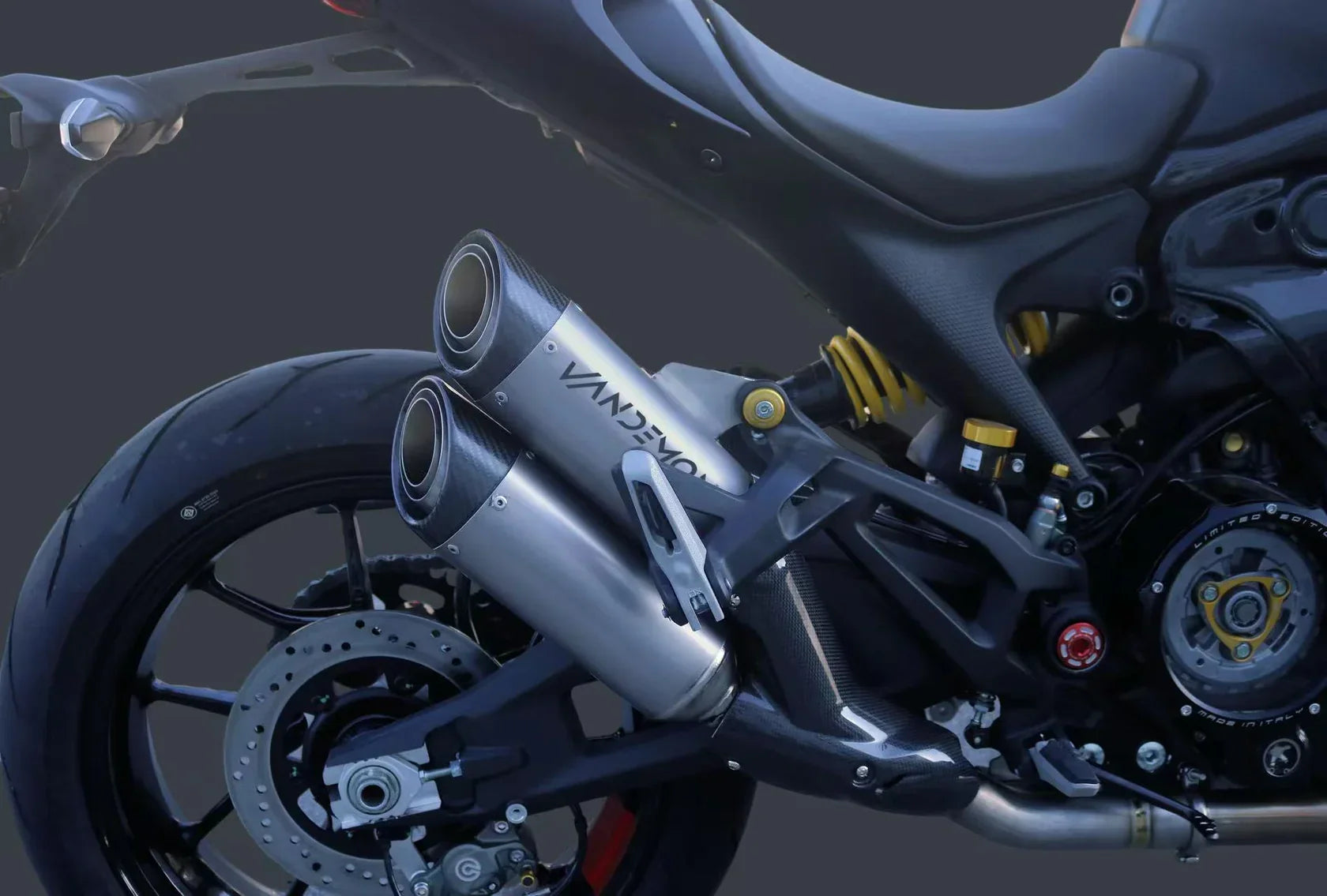 Vandemon Ducati Monster 937 Titanium Exhaust System  DUC937MNSTRTIEXHA VA-112