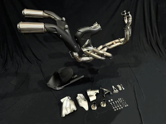 Vandemon Ducati Panigale V4,V4S,V4R & Streetfighter V4 2018-24 Titanium High Mount Exhaust System  DUCV4PANHMEXHMESA VA-124