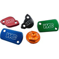 WORKS CONNECTION Rear Brake Cap - Green - Kawasaki 21-718