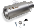 LEOVINCE 54mm Universal LV-10 Slip-On Muffler - Stainless Steel 9746U