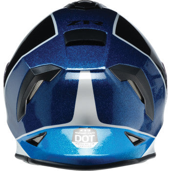 Z1R Youth Warrant 2.0 Snow Helmet - Fresh Pow - Purple/Blue - Large 0122-0140