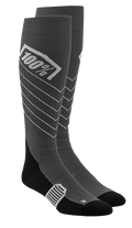100% Hi-Side Performance Socks - Gray - Small/Medium 20054-00001