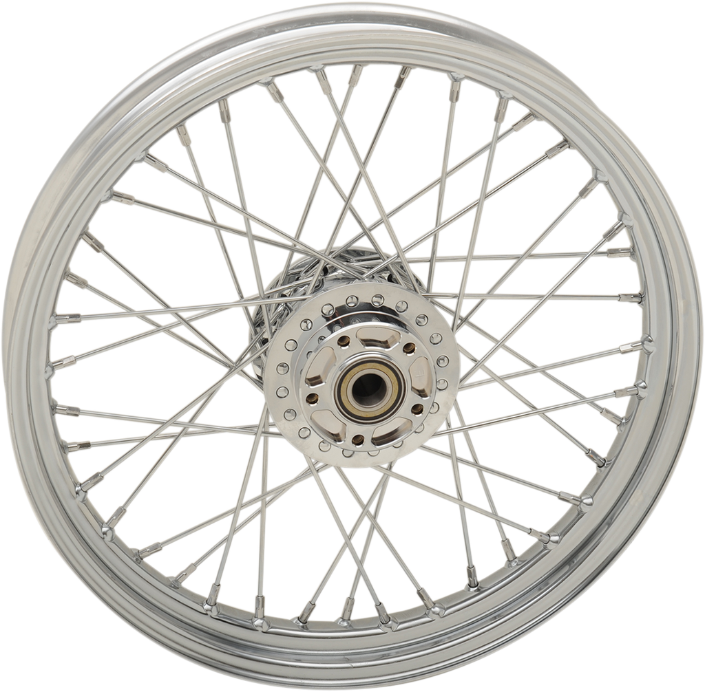 DRAG SPECIALTIES Front Wheel - Single Disc/No ABS - Chrome - 19"x2.50" - '08-'17 FXD 64388