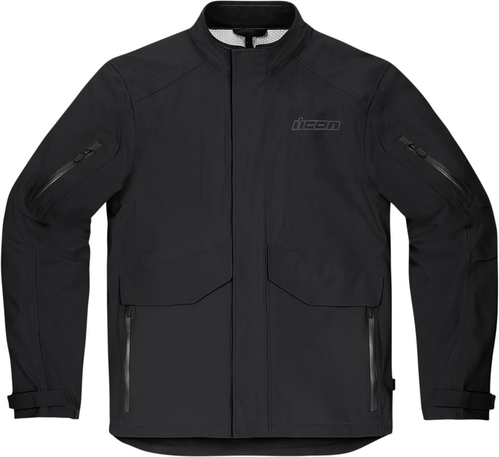 ICON Stormhawk Jacket CE - Black - Small 2820-5347