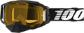 100% Armega Snow Goggles - Black - Yellow 50007-00001