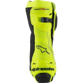 ALPINESTARS Supertech R Vented Boots - Fluorescent Yellow/Black - US 6.5 / EU 40 2220121-551-40