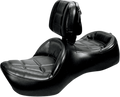 SADDLEMEN Roadsofa Seat - Includes Backrest - Black - GL1200 H923J