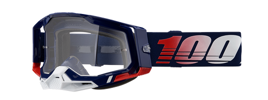 100% Racecraft 2 Goggles - Republic - Clear 50009-00022