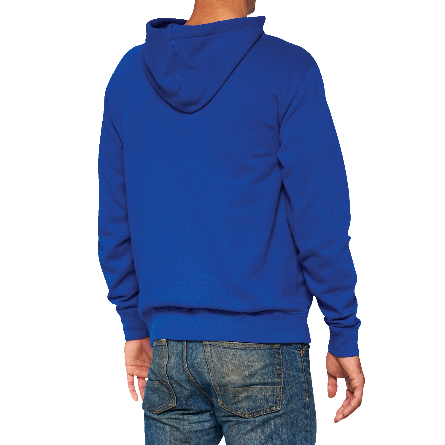 100% Official Fleece Zip-Up Hoodie - Royal - Large 20032-00022