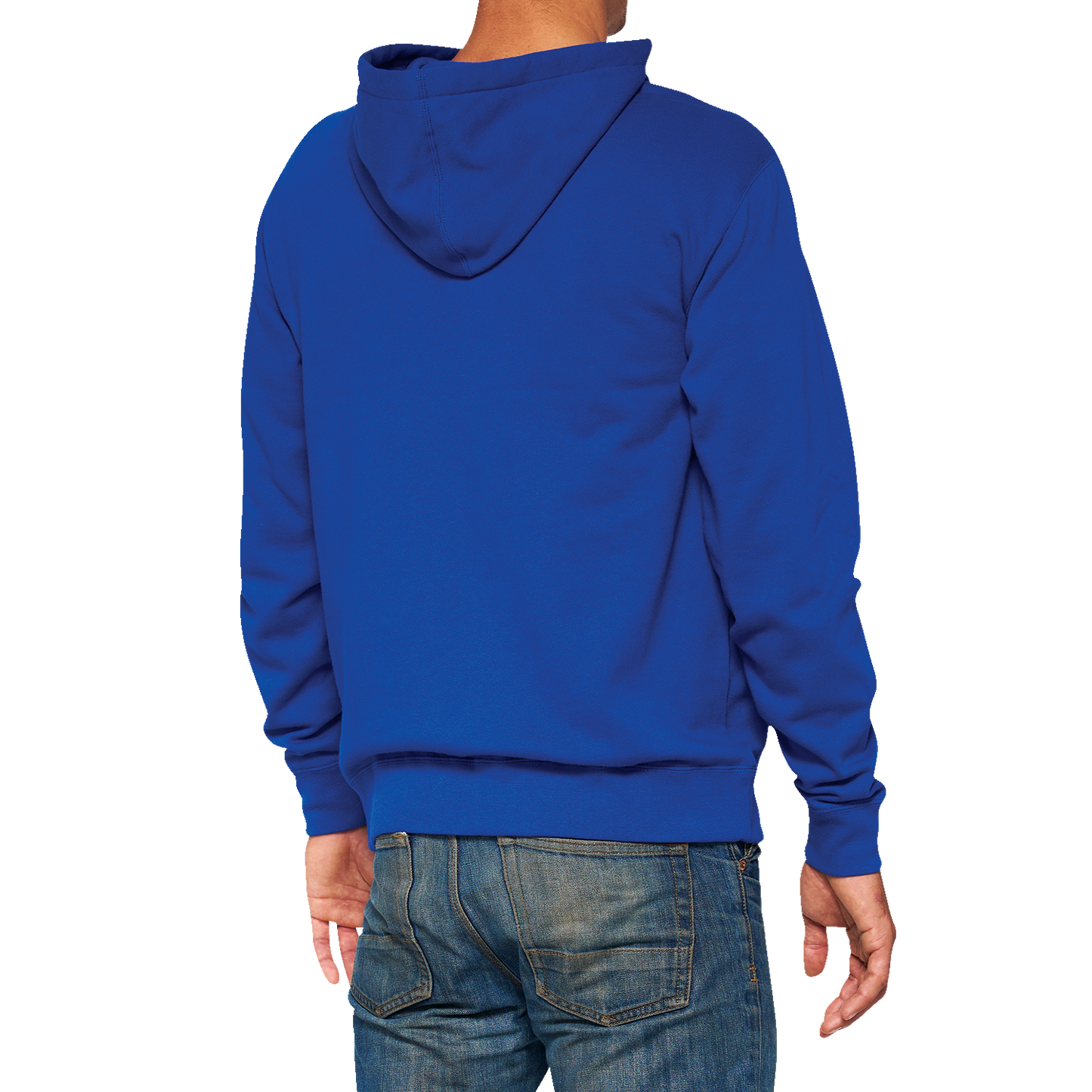 100% Official Fleece Zip-Up Hoodie - Royal - XL 20032-00023