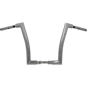 FAT BAGGERS INC. 1-1/2" EZ Install Flat Top Handlebar - 14" - Chrome 648014