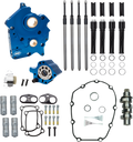 S&S CYCLE Cam Chest Kit with Plate M8 - Chain Drive - Oil Cooled - 465 Cam - Black Pushrods 310-1011B