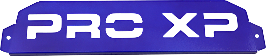 BIKEMAN PERFORMANCE RZR Pro XP Exhaust Plate - Blue 17-325-BL