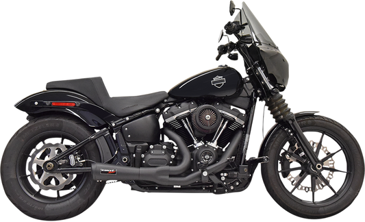 BASSANI XHAUST 2:1 Short Exhaust - Black 1S73B