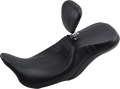 LE PERA Outcast GT Seat - 2-Up - With Backrest - Black Carbon Fiber - FLH LK-997BRGT3