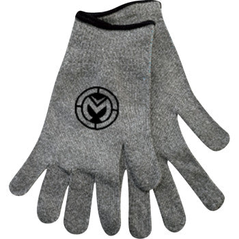 MOOSE OFFROAD Moose Full Finger Glove Liners - Heather Gray - 2XL 3330-8359