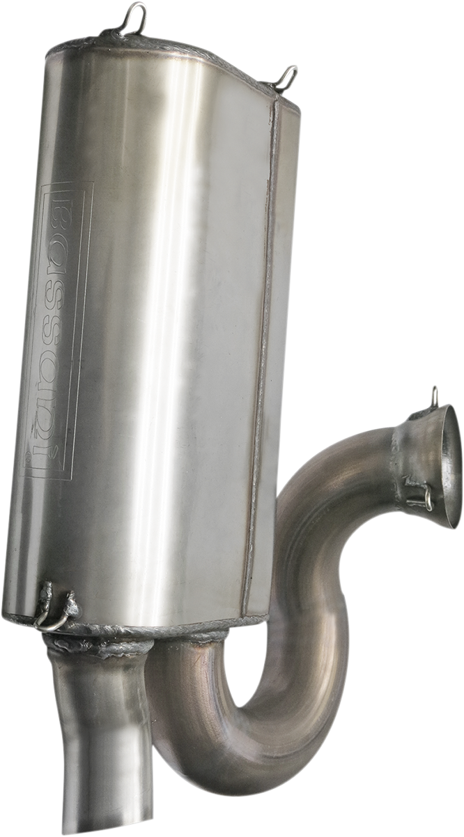 BASSANI XHAUST Muffler - Stainless Steel - Slingshot  Polaris Slingshot  6S17