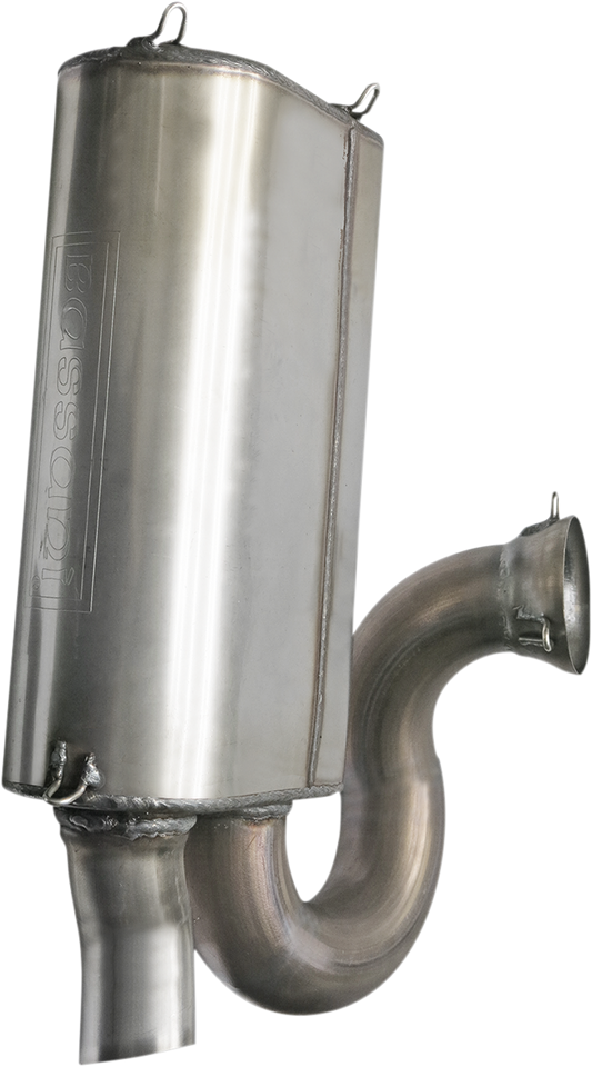 BASSANI XHAUST Muffler - Stainless Steel - Slingshot  Polaris Slingshot  6S17