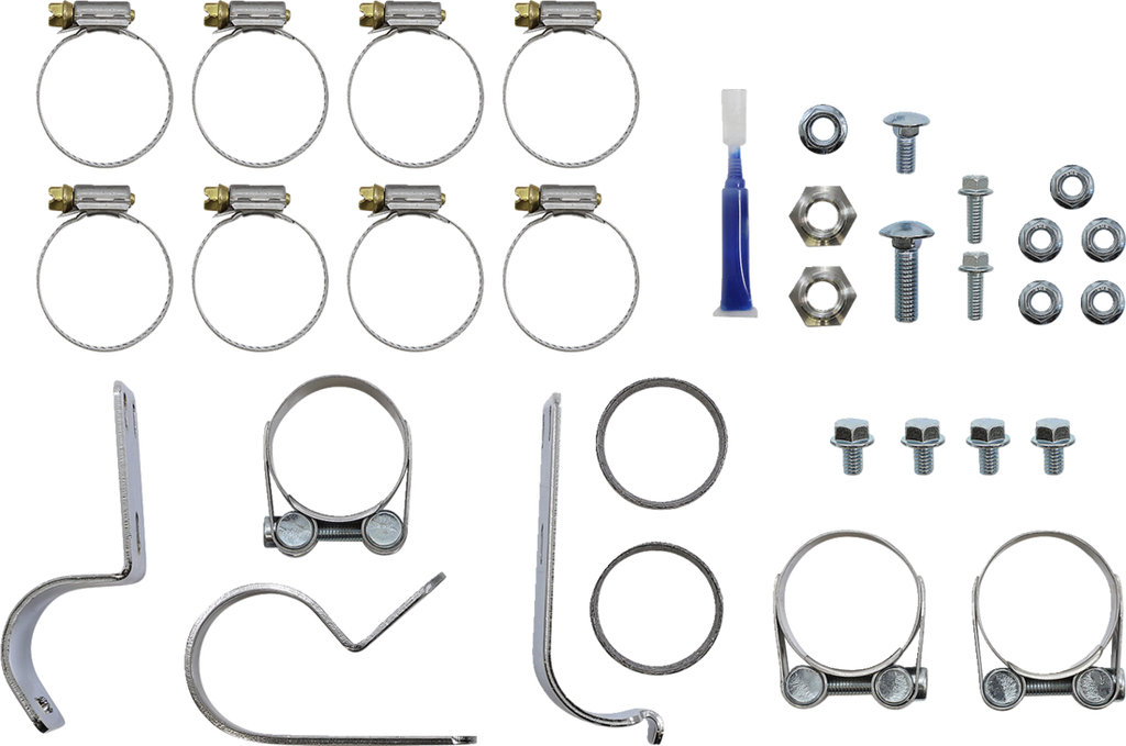 S&S CYCLE El Dorado Dual Exhaust System - Black - Machined Black Tracer 550-0680B