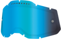 100% Accuri 2/Racecraft 2/Strata 2 Dual Lens - Vented - Blue Mirror 59083-00002