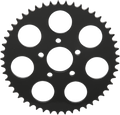 DRAG SPECIALTIES Rear Sprocket - Gloss Black - Flat - 49 Tooth 16422EB