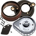 S&S CYCLE Mounted Air Cleaner - Chrome - M8 FIT 17-21 MODELS 170-0435C